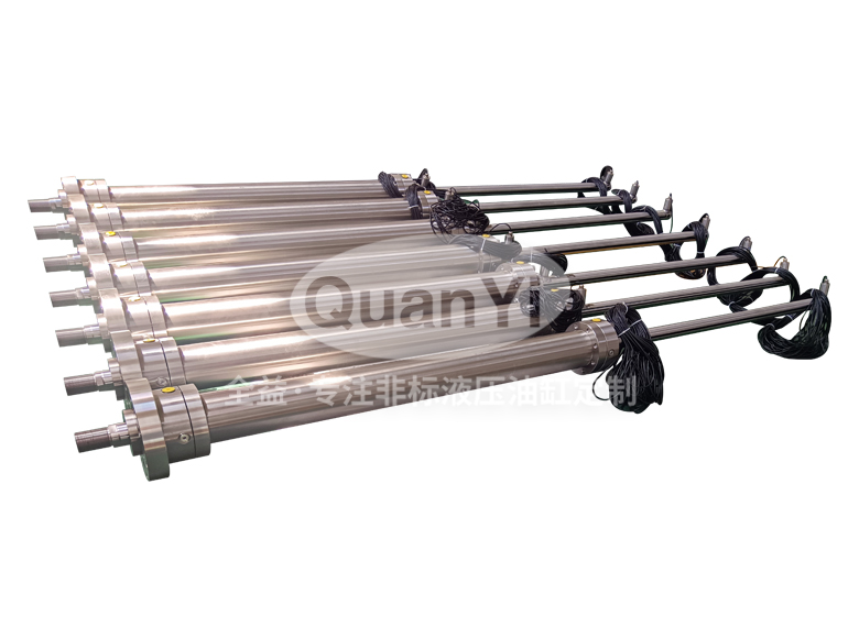 常州全益機械制造有限公司-不銹鋼雙出桿液壓油缸|水閘閥門專用|帶接近開關(guān)|耐腐蝕-帶接近開關(guān)